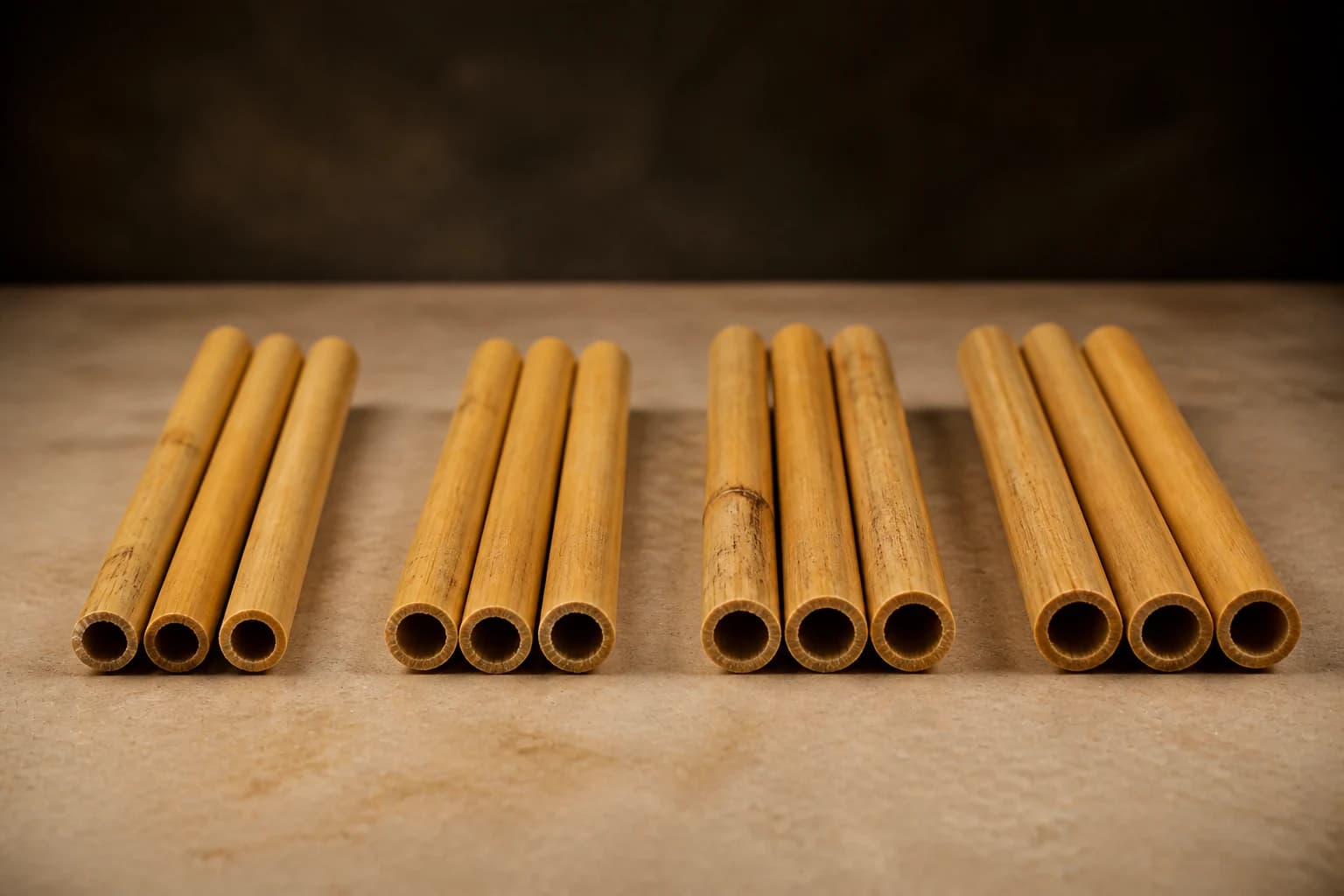 Selected natural oboe tube cane for professional reed making